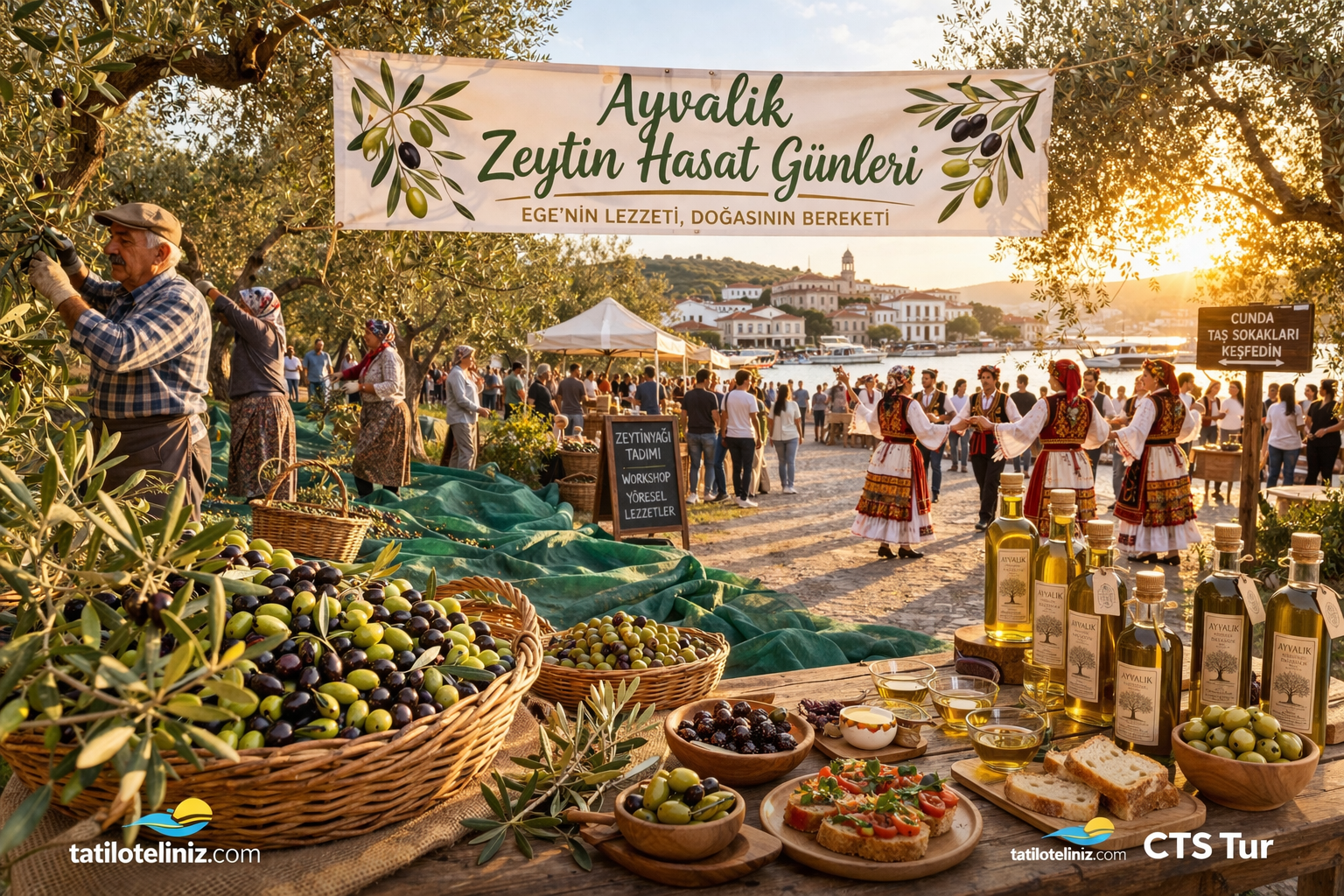 Ayvalık Zeytin Hasat Günleri Rehberi – Ege’nin Gastronomi ve Doğa Deneyimi