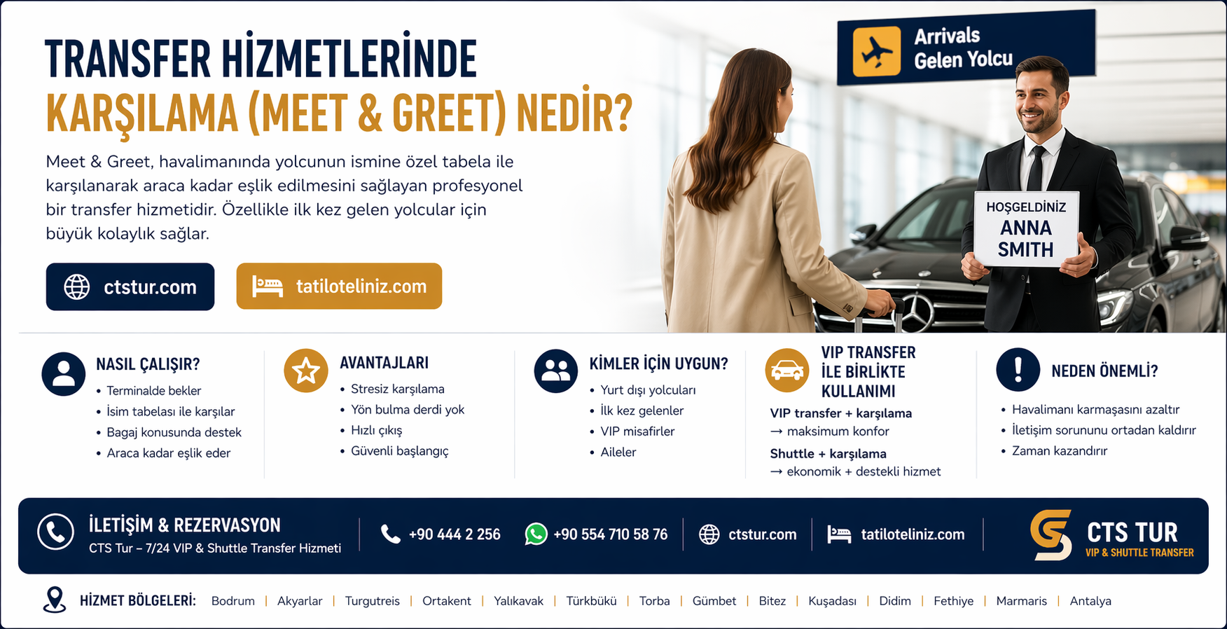 Transfer Hizmetlerinde Karşılama (Meet & Greet) Nedir?