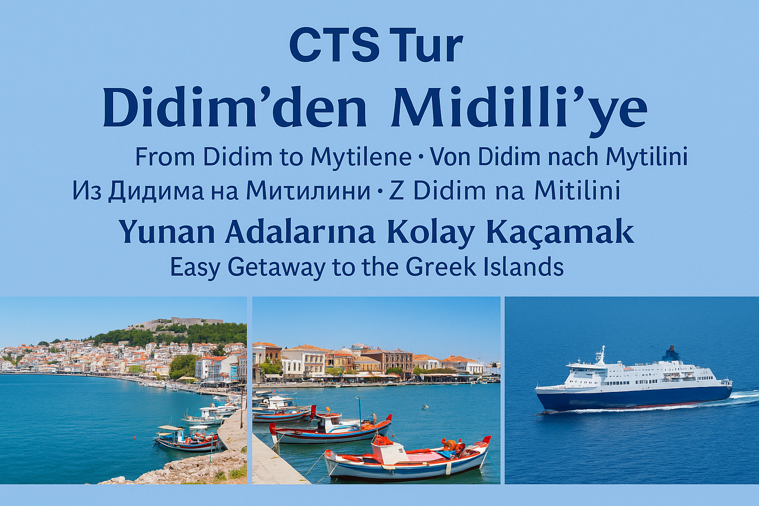 Didim’den Midilli (Lesvos) Turu – Ege’nin Karşı Kıyısında Huzur