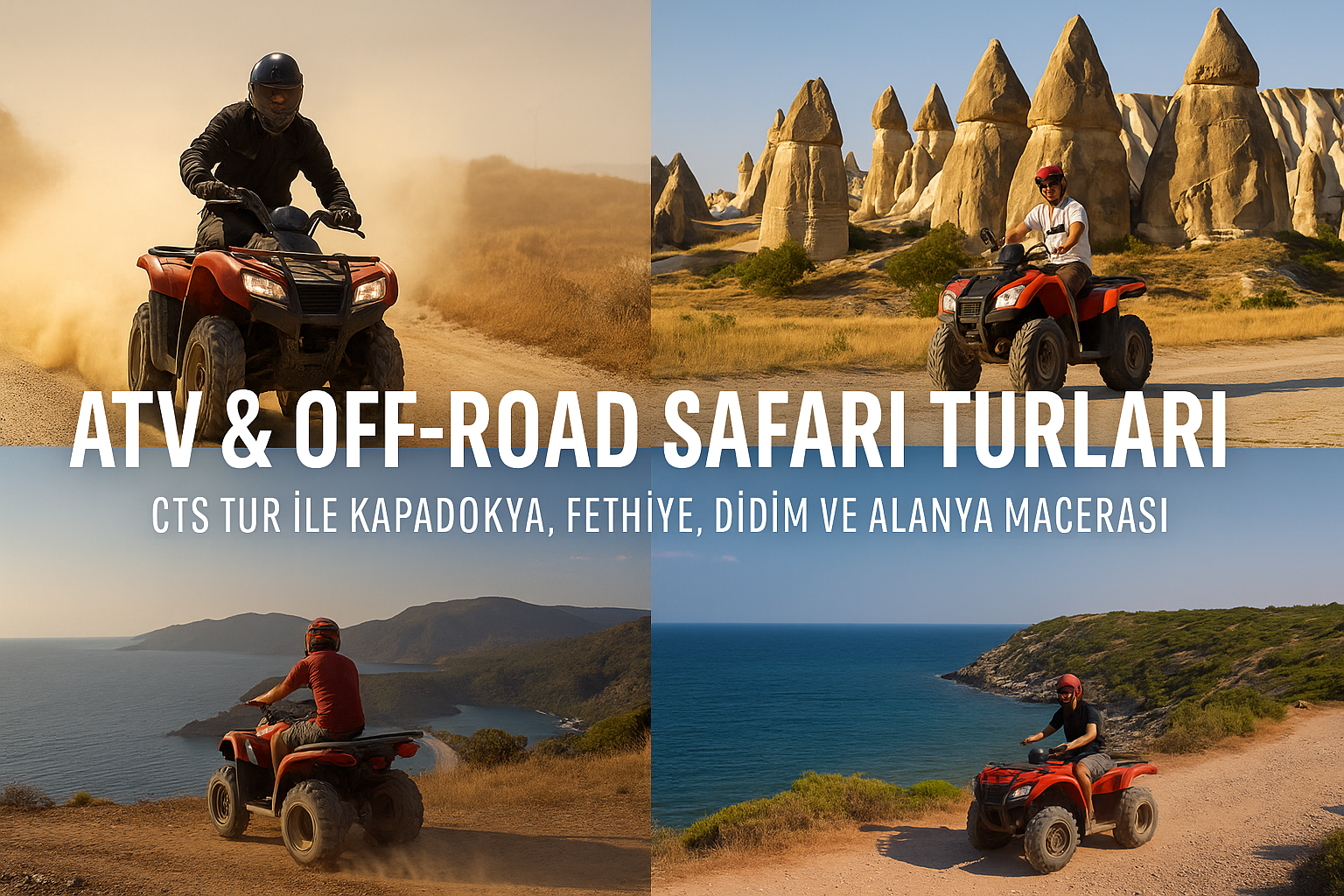 ATV & Off-Road Safari Turları | CTS Tur ile Kapadokya, Fethiye, Didim ve Alanya Macerası