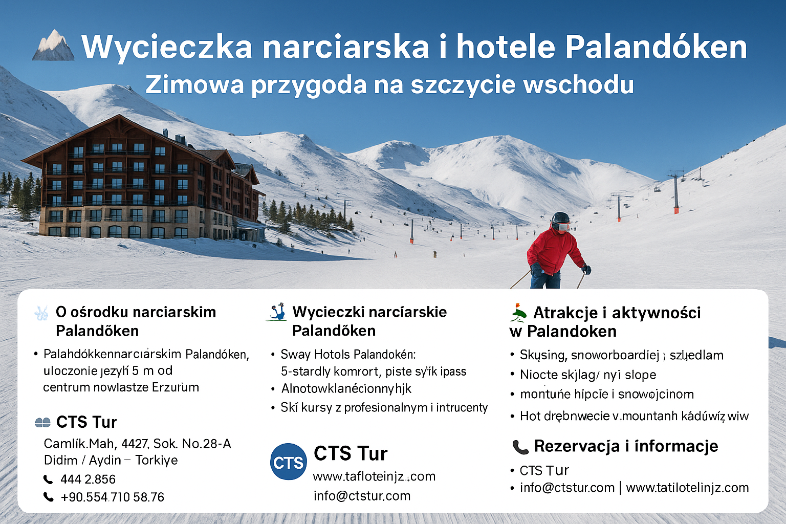  Palandöken Kayak Turu ve Otelleri | Doğu’nun Zirvesinde Kış Keyfi