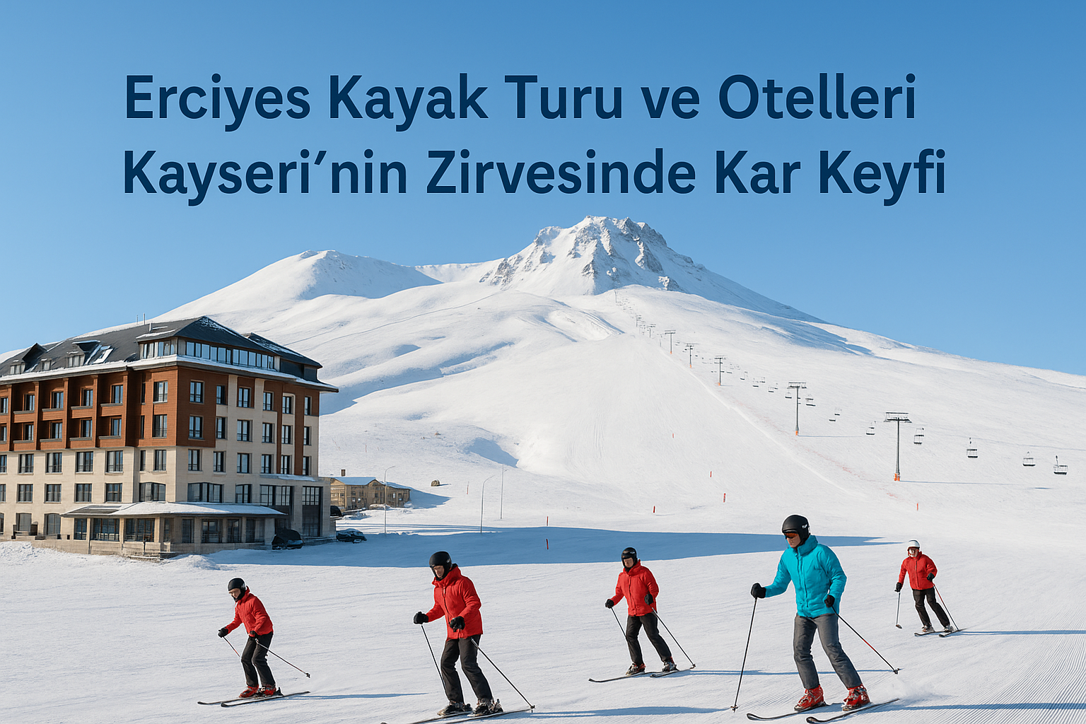  Erciyes Kayak Turu ve Otelleri | Kayseri’nin Zirvesinde Kar Keyfi