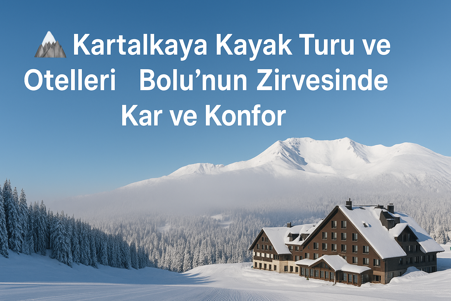 Kartalkaya Kayak Turu ve Otelleri | Bolu’nun Zirvesinde Kar ve Konfor